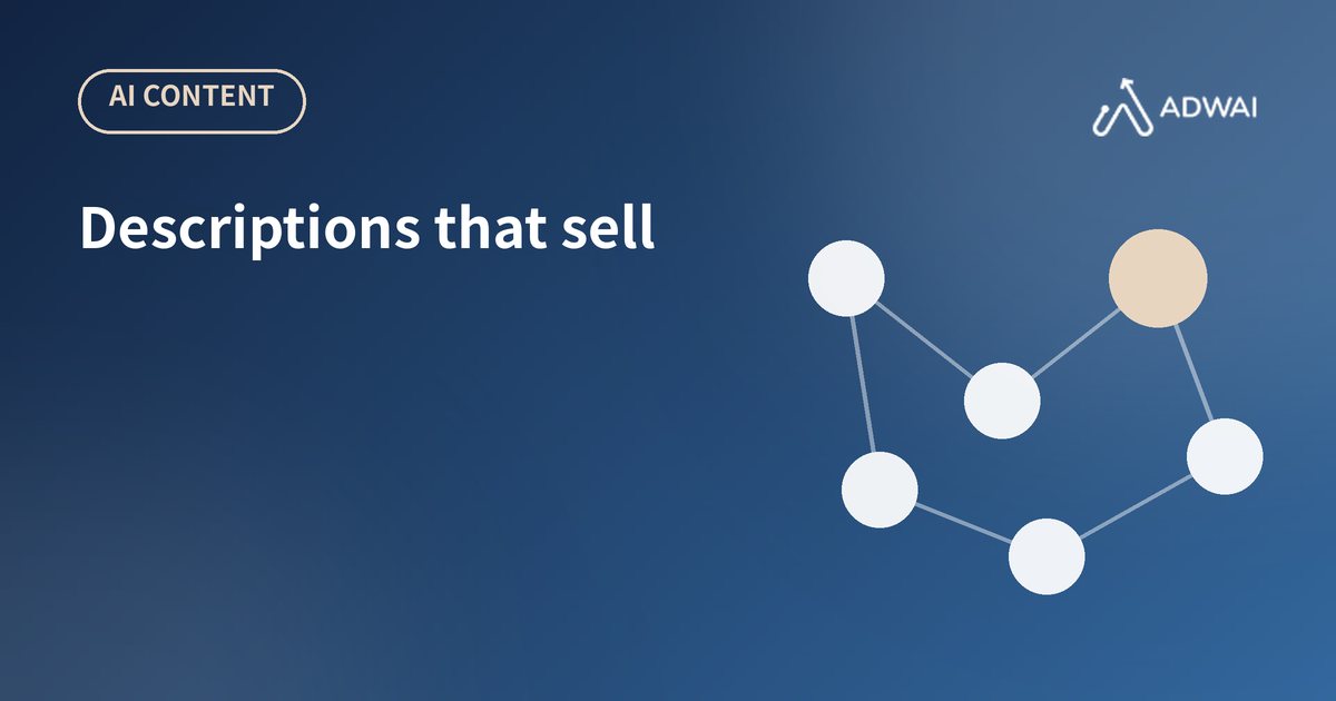 ChatGPT for Marketplace Product Descriptions That Sell
