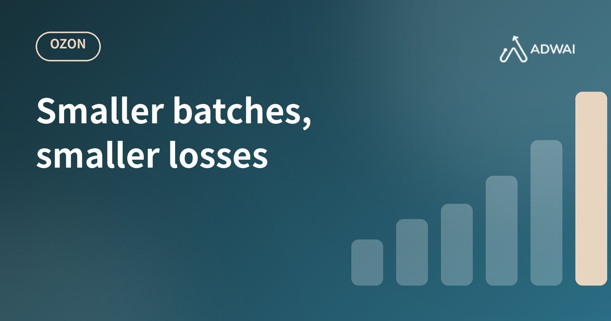 Micro-supplies on Ozon: cutting warehouse risk
