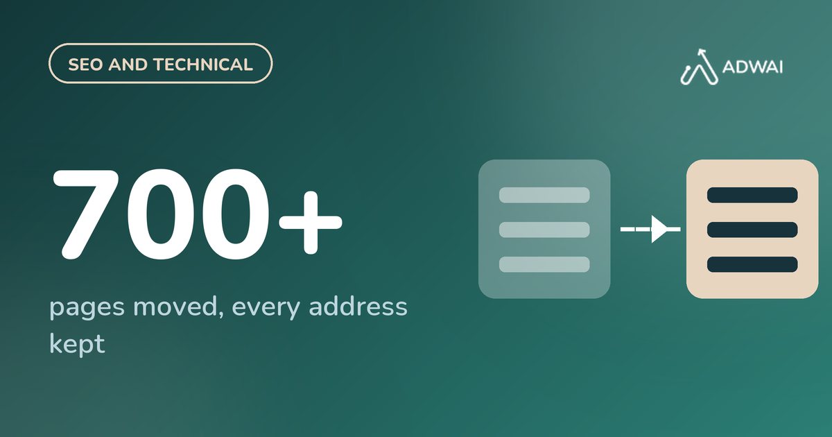 Moving a 700-page website from Tilda to our own server